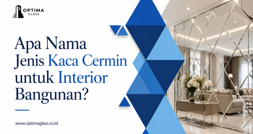 Apa Nama Jenis Kaca Cermin untuk Interior Bangunan?