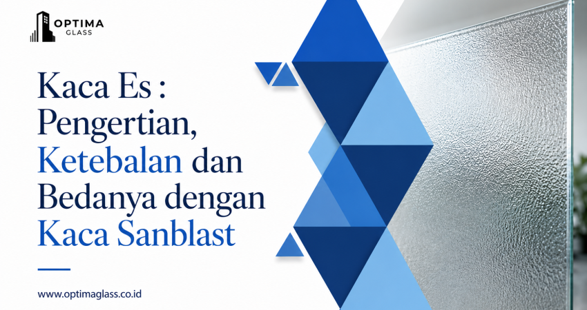 Kaca Es : Pengertian, Ketebal dan Bedanya dengan Kaca Sanblast