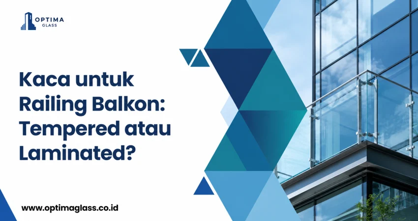 Kaca untuk Railing Balkon: Tempered atau Laminated?