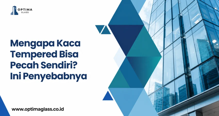 Mengapa Kaca Tempered Bisa Pecah Sendiri? Ini Penyebabnya