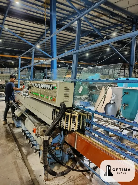 Mesin edging kaca